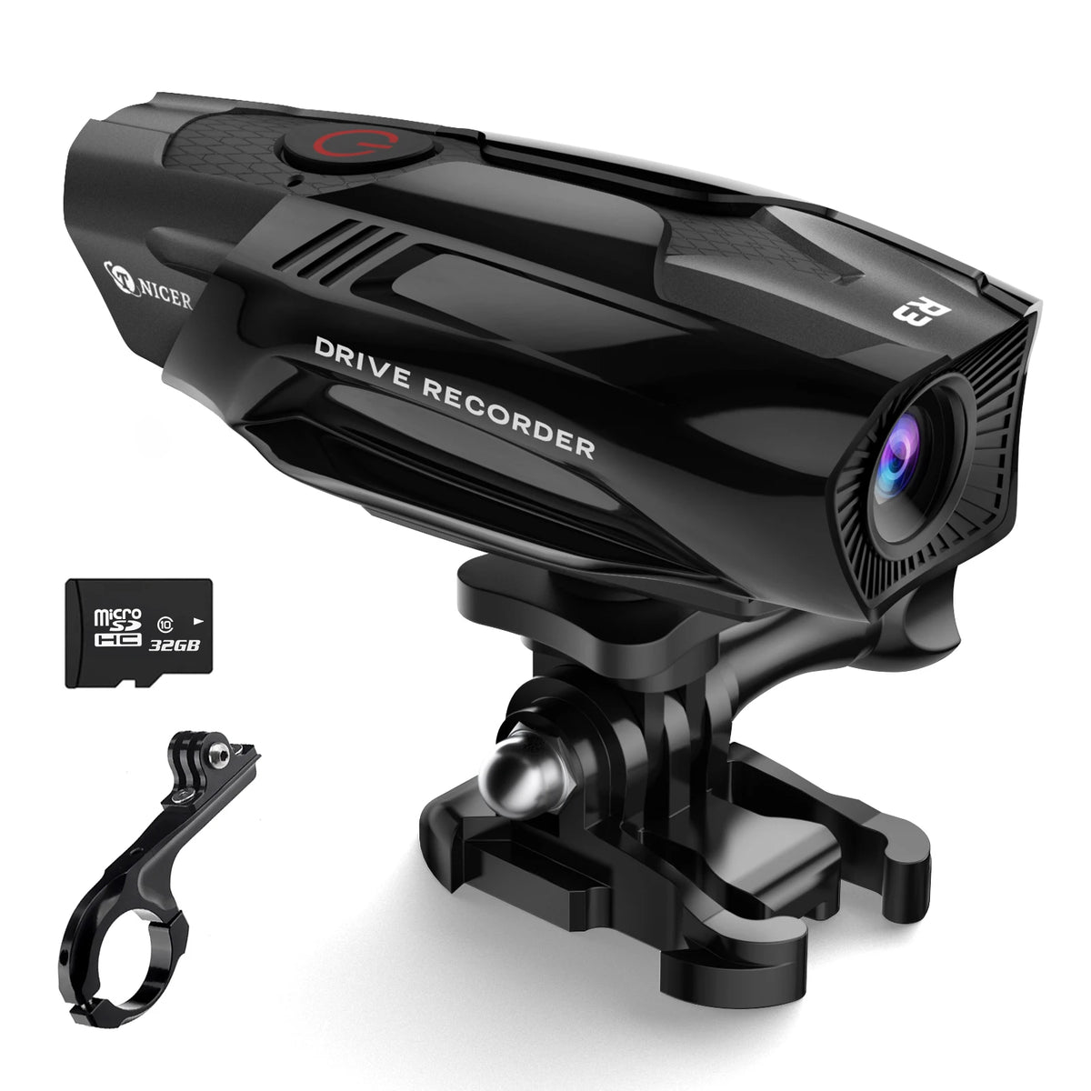 TNICER R3 1080P WiFi Action Camera for Helmets &amp; Motorcycles