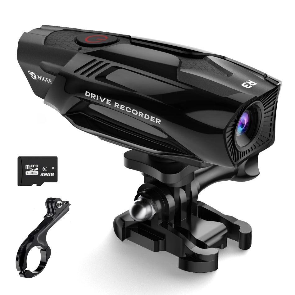 TNICER R3 1080P WiFi Action Camera for Helmets &amp; Motorcycles