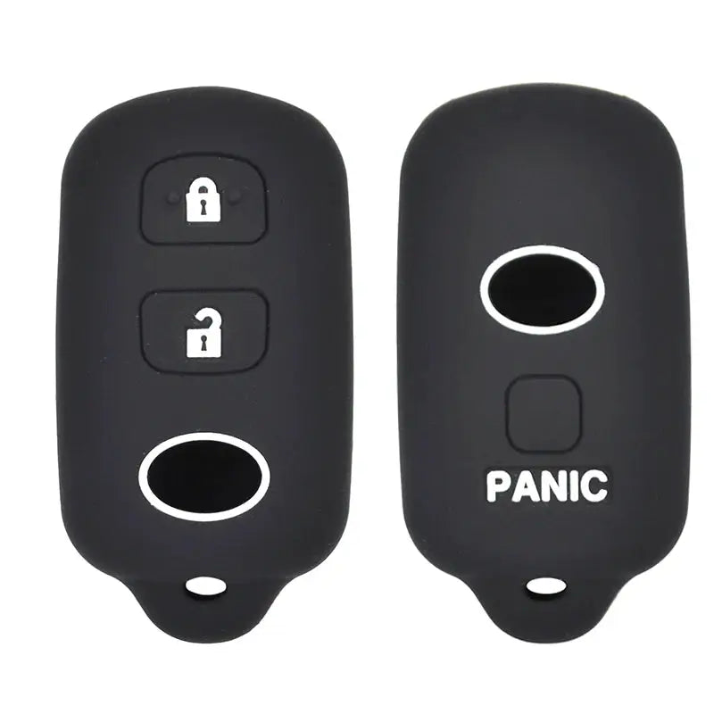 Silicone Key Case Cover For Toyota FJ Cruiser Highlander 4Runner Celica Camry Corolla Echo Keyless Fob Shell Holder Protector by InterCyprus Trading Ltd