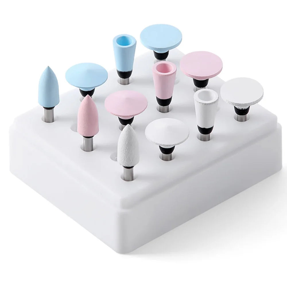 RA2.35mm Dental Silicone Grinding Heads 12pc &ndash; Autoclavable B set