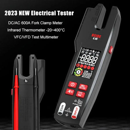 BSIDE U6 True RMS 600A USB Clamp Meter NCV Digital Tester