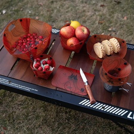 Outdoor Portable Foldable Camping Tableware Food Grade