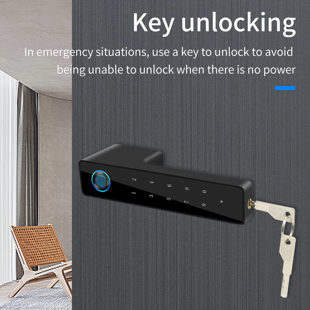 Q51-tu Smart Fingerprint Door Lock - Biometric Access