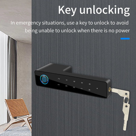 Q51-tu Smart Fingerprint Door Lock - Biometric Access