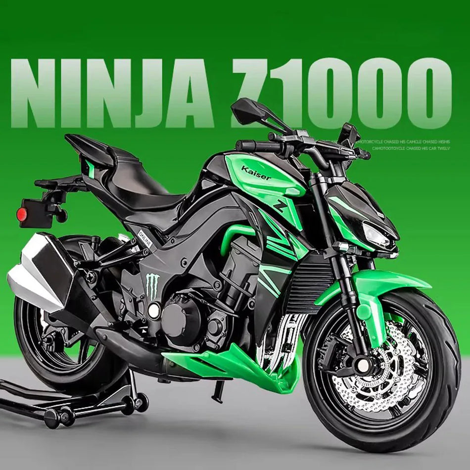 Model motornega kolesa v razmerju 1:12 iz zlitine za RMZ City Z1000