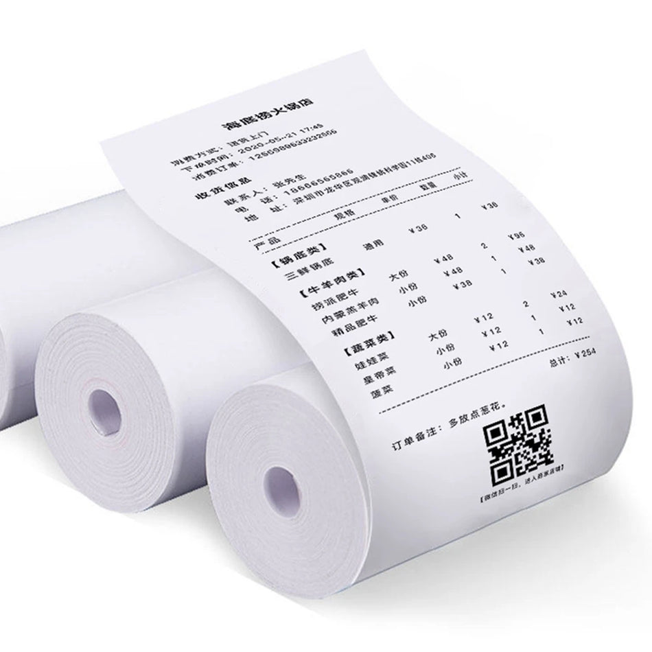 10 Rolls of High-Quality Thermal Photo Paper for Children's Cameras
