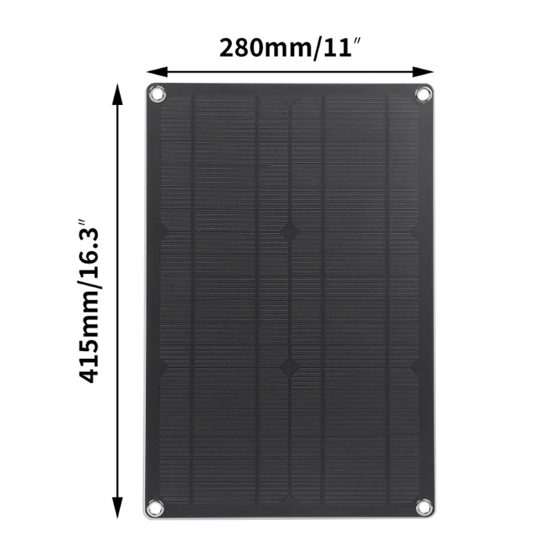 Luxuglow 60W Solar Panel Kit &ndash; USB and DC Output Charger