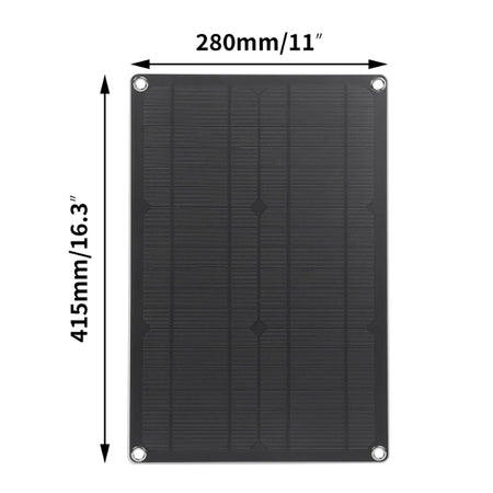 Luxuglow 60W Solar Panel Kit &ndash; USB and DC Output Charger