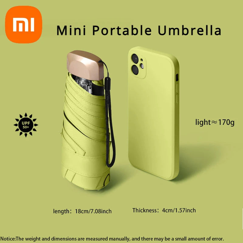 Xiaomi Outdoor Mini Sun Umbrella - UV Protection, Ultralight &amp; Foldable