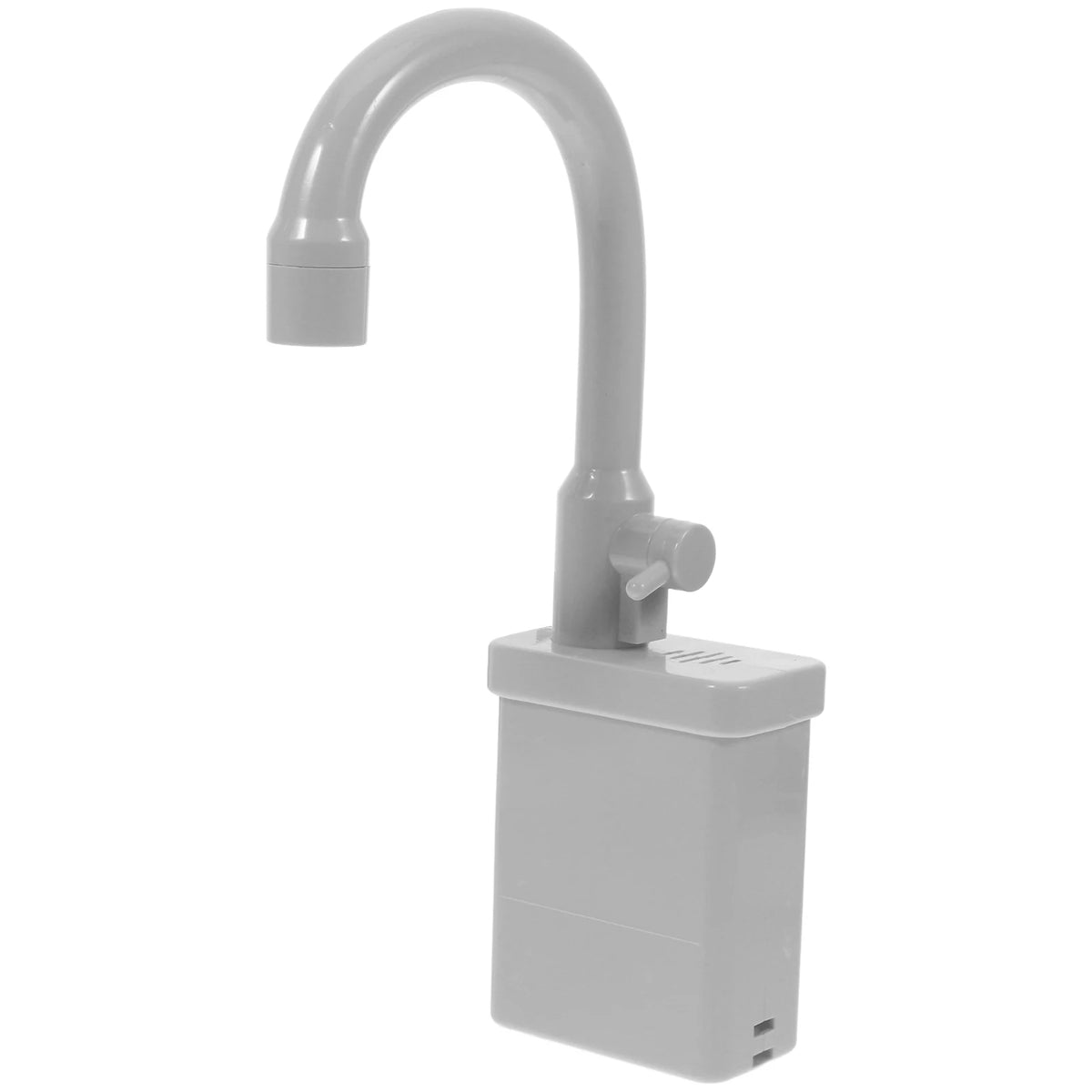 GSF Kitchen Sink Toy with Running Water Faucet for Imaginative Play Grey