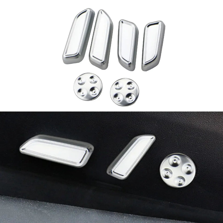 Indvendige knapbeskyttere til Tesla Model 3 og Model Y krom trim seks-stykke sæt