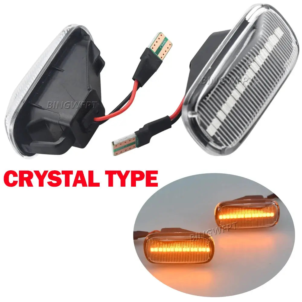 2pcs For Honda Stream S2000 CR-V HR-V Civic City Fit Jazz Accord Repeater Signal Light Dynamic Side Marker Turn Signal Light by InterCyprus Trading Ltd