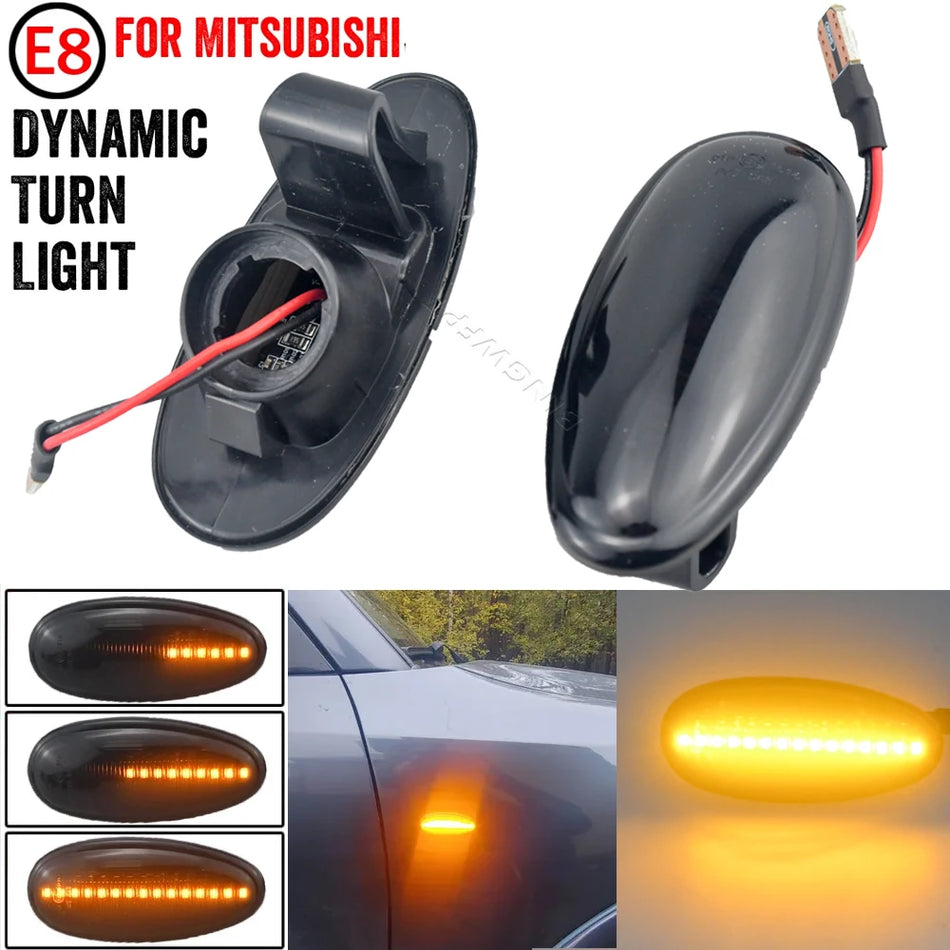 LED dinamična stranska signalna luč za zavijanje za Mitsubishi Pajero MK3