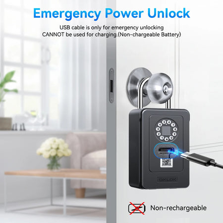 Elecpow Bluetooth Lock Box &ndash; Biometric and Bluetooth Unlock