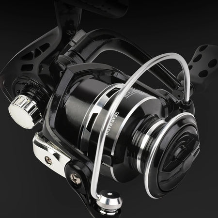 BILLINGS Spinning Fishing Reel AC1000-7000 - Max Drag 10KG, Aluminum Design, Interchangeable Handle