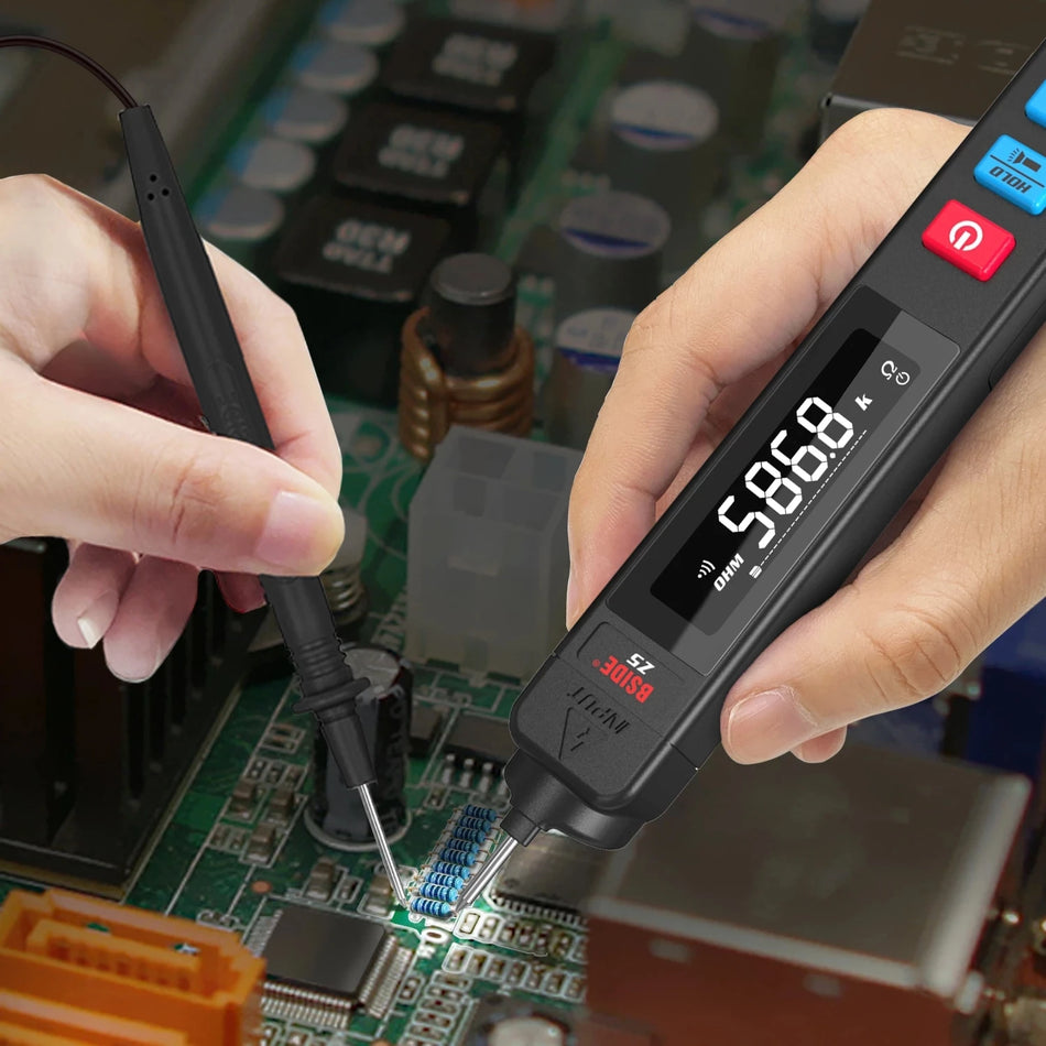 BSIDE Z5 Digital Multimeter Pen &ndash; Non Contact Voltage Tester with 6000 Counts