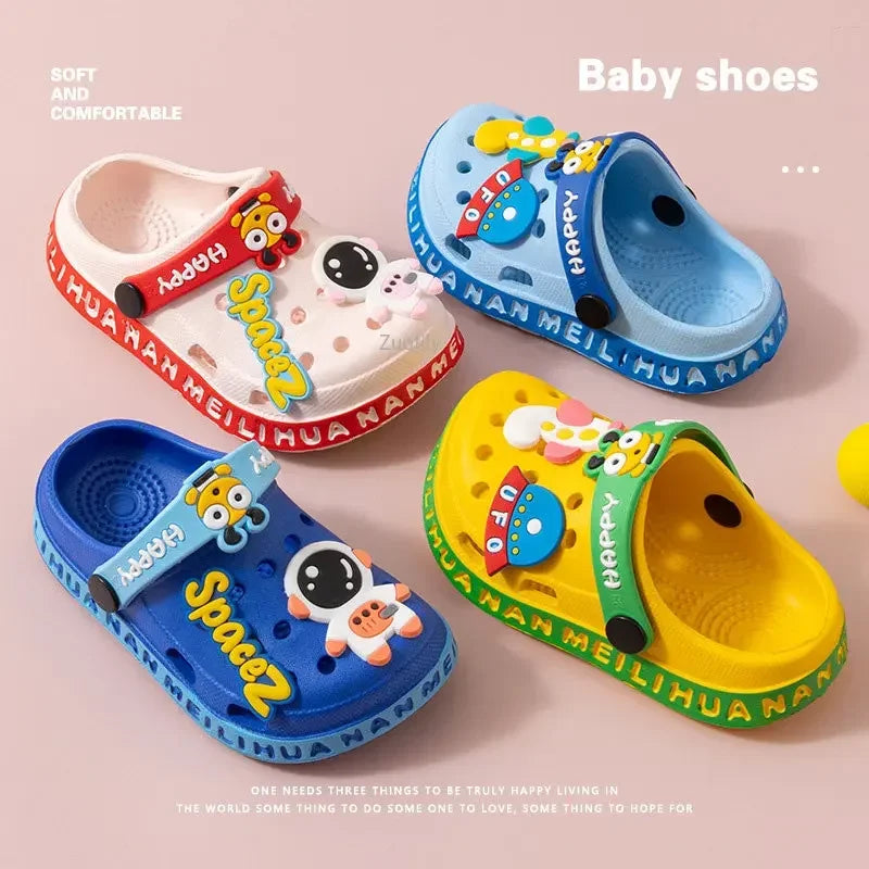 Kids' Soft Sole Mules &amp; Clogs - Breathable Summer Slippers for Boys and Girls