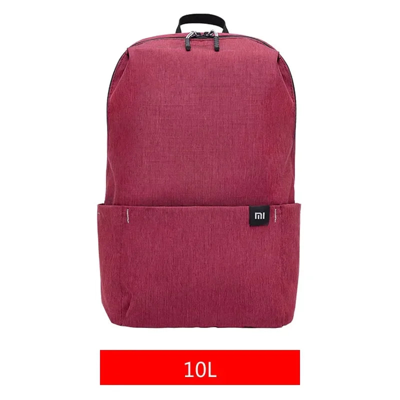 Xiaomi 10L Waterproof Small Backpack for City Leisure and Travel Dark red 10L
