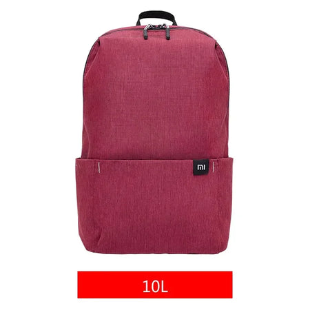 Xiaomi 10L Waterproof Small Backpack for City Leisure and Travel Dark red 10L