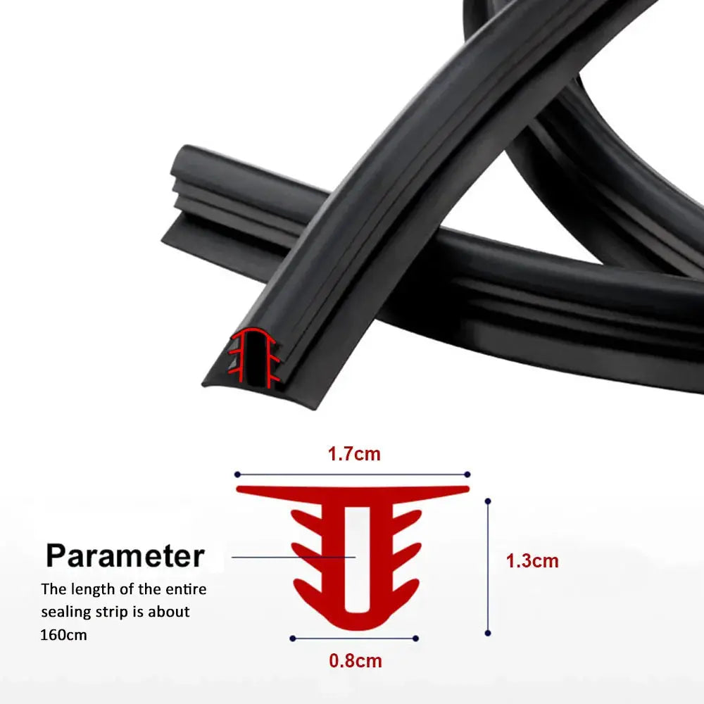 Car Soundproof Rubber Seal Dashboard Windshield Sealing Strip Insert For Toyota Prado RAV4 Corolla Camry Sienna Yaris Prius by InterCyprus Trading Ltd