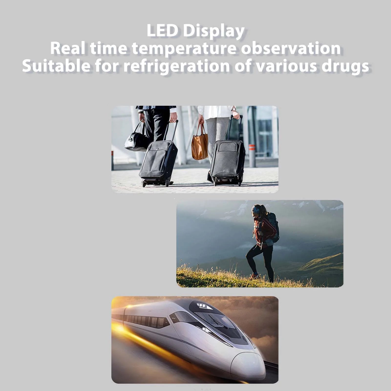 Insulin Cooler Case &ndash; Portable Medicine Fridge for Home and Travel