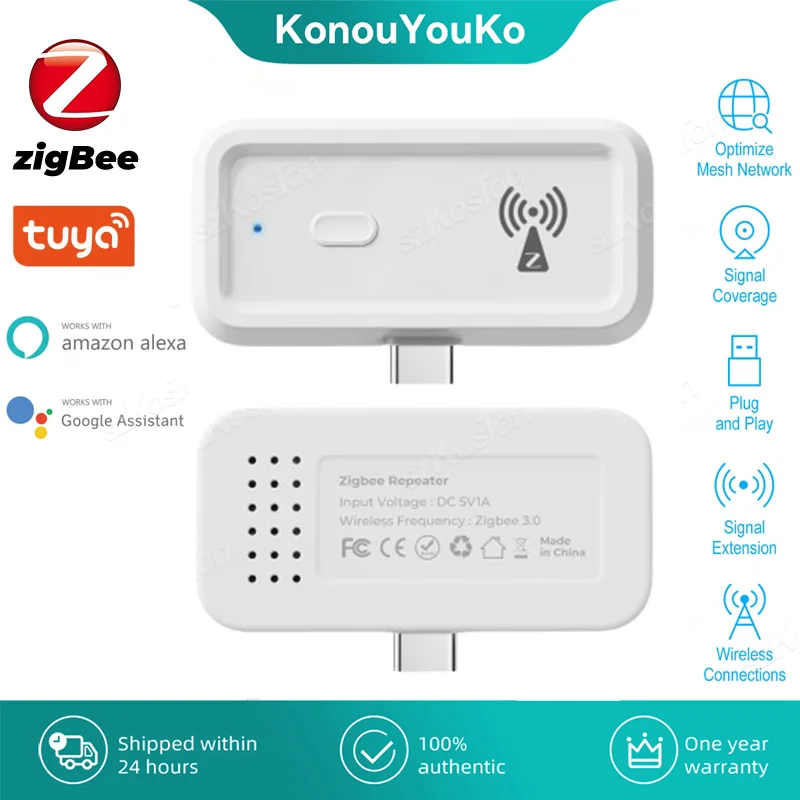 Tuya ZigBee Signal Repeater Type C - Smart Home Range Extender