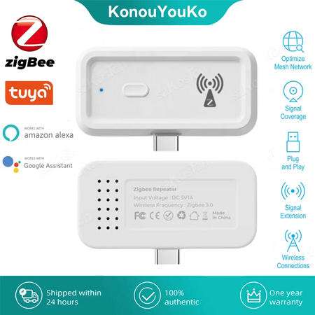 Tuya ZigBee Signal Repeater Type C - Smart Home Range Extender
