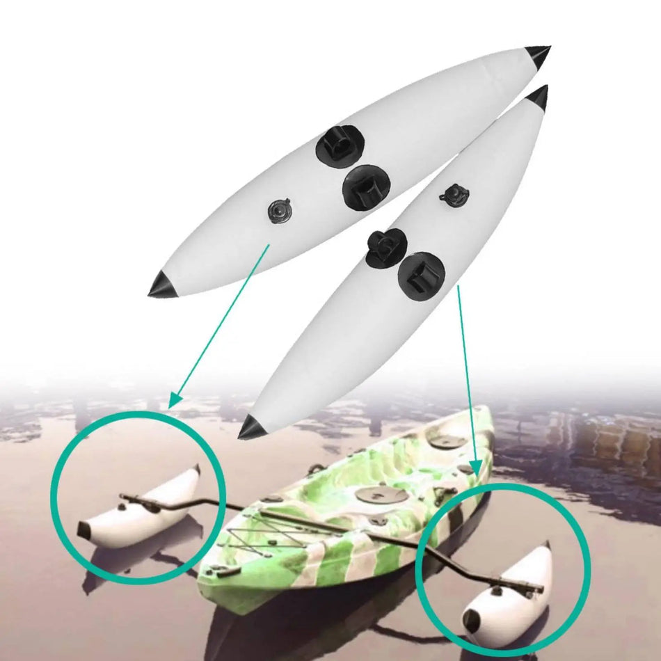 Inflatable Kayak Stabilizer With PVC Outrigger Floats For Steady Paddling And Safety