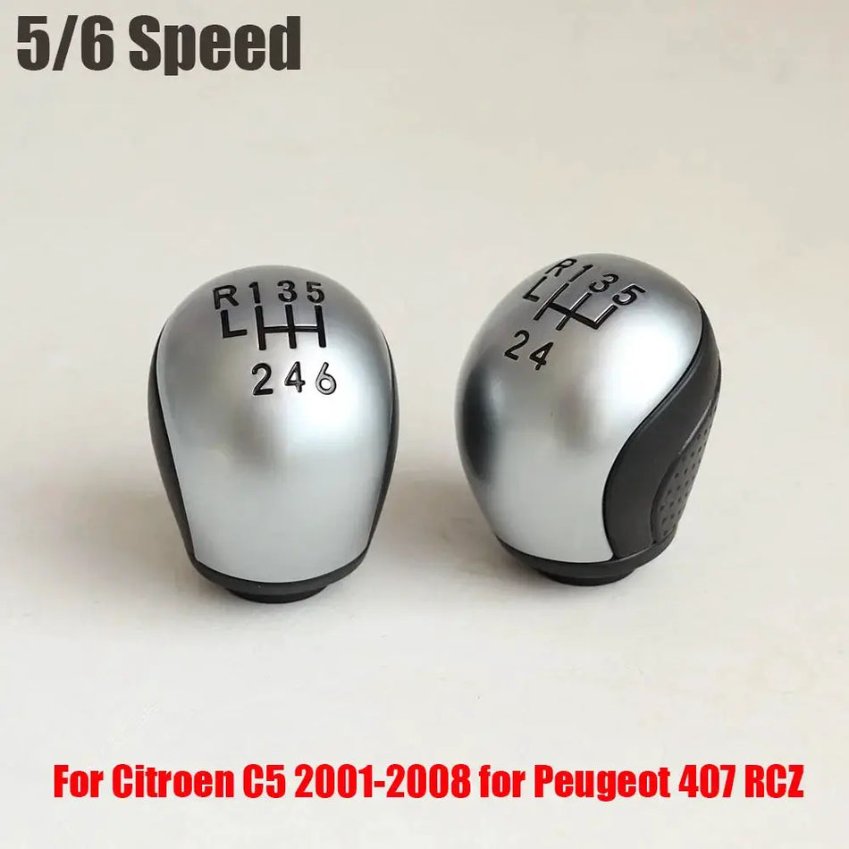 Manual ABS Plastic Gear Knob For Citroen C5 Peugeot 407 Rcz by InterCyprus Trading Ltd