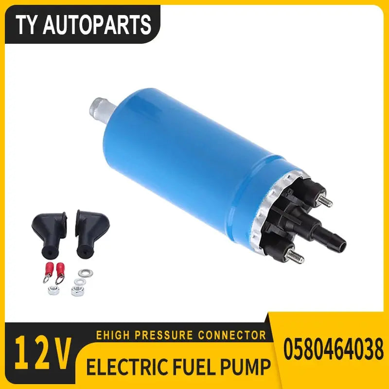 0580464038 Universal High Pressure Electric Fuel Pump External Connector for Benz Renault BMW Alfa Peugeot 405 Opel Citroen by InterCyprus Trading Ltd