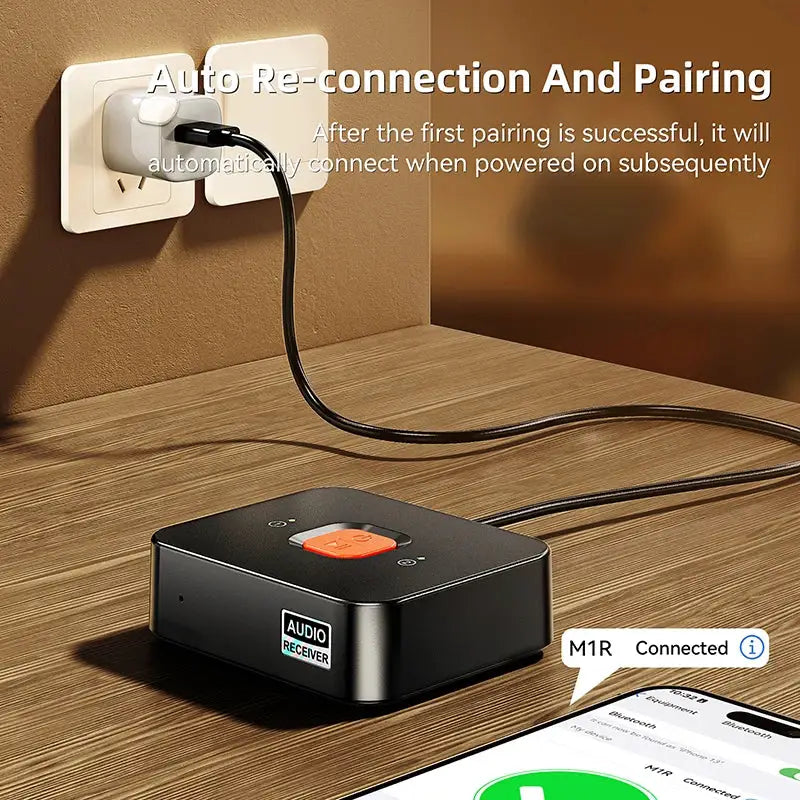 KEBIDUMEI Bluetooth 6.0 Receiver 3.5mm AUX Jack RCA Wireless Adapter With Mic For Car Kit Audio Transmitter Amplifier Speaker by InterCyprus Trading Ltd