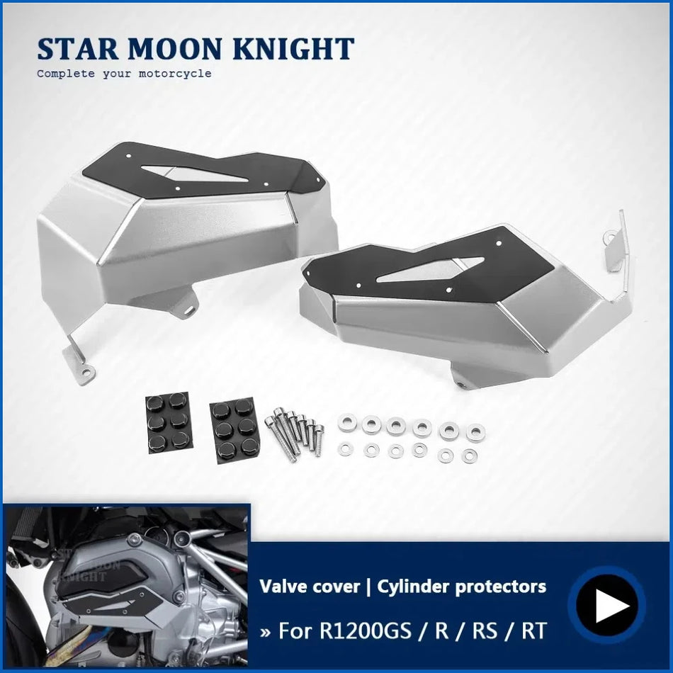 BMW R1200GS, R1200R, R1200RS, R1200RT Aluminium Ventildækselbeskytter til Motorbeskyttelse