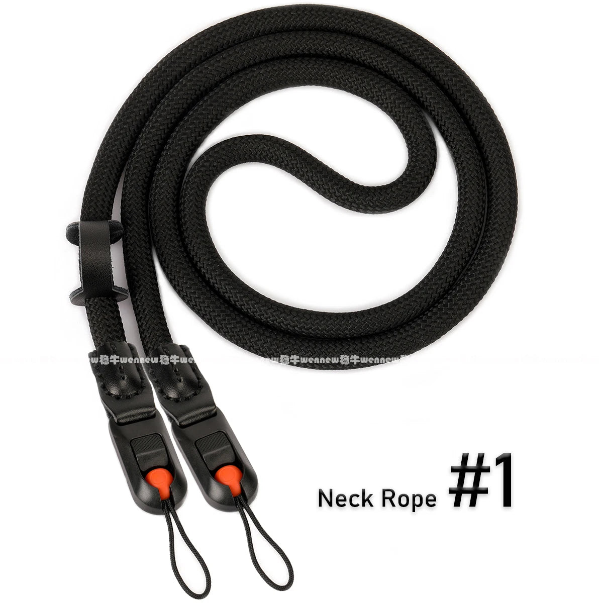 Quick Release Beads Round Rope Camera Strap for Canon, Nikon, Sony &amp; More