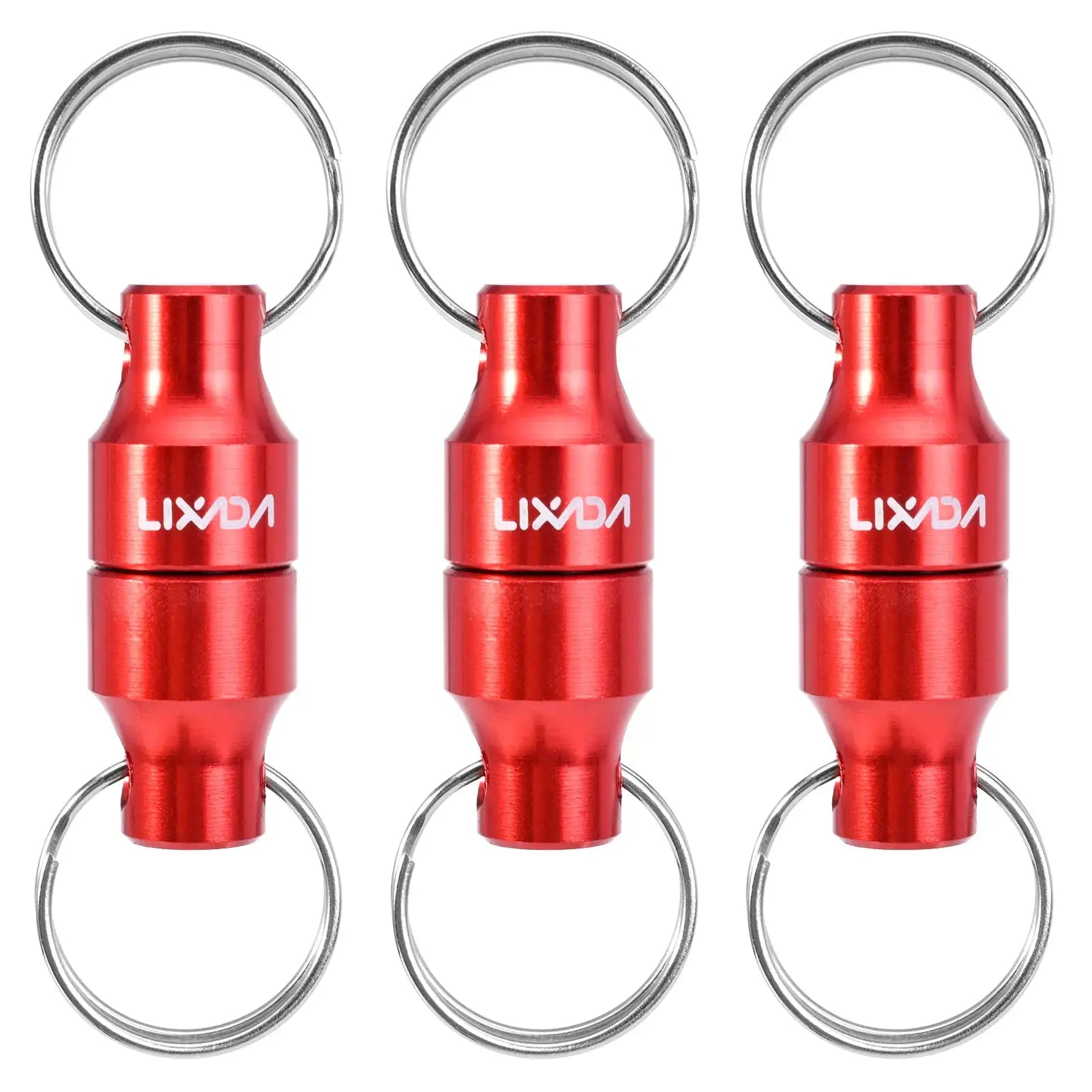 Lixada Fly Fishing Magnetic Net Release Holder &ndash; Clip red 3pcs