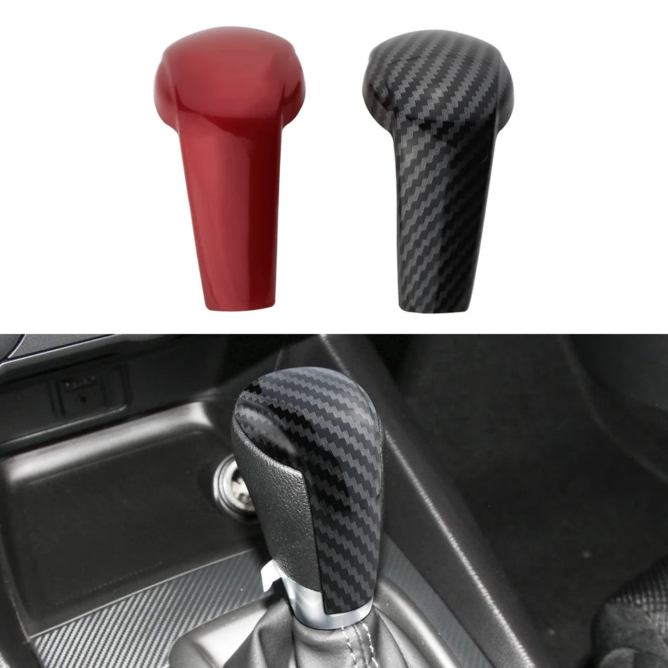 Gear Shift Knob Cover Chrome Trim for Mazda Demio CX3 CX5 Axela 2014-2022 - Interior Accessory