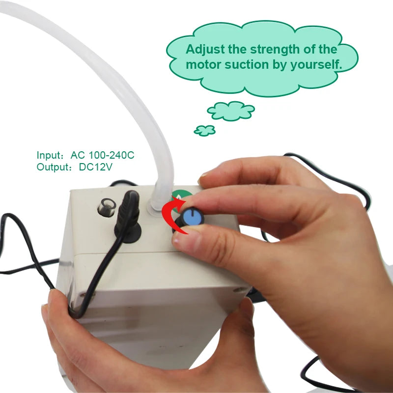 MDD-218 &ndash; 12V Pulsating Milking Pump for Cow and Sheep