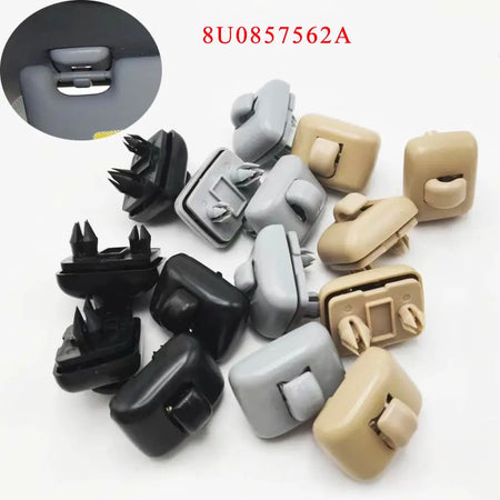Sunshade Visor Retainer Clip 8U0857562A For Audi Q3 A4 A5 by InterCyprus Trading Ltd