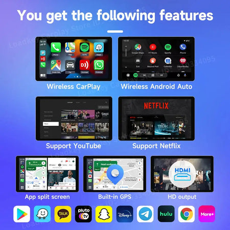 Carlinkit Ai Box Android 13 Wireless CarPlay HDMI Output