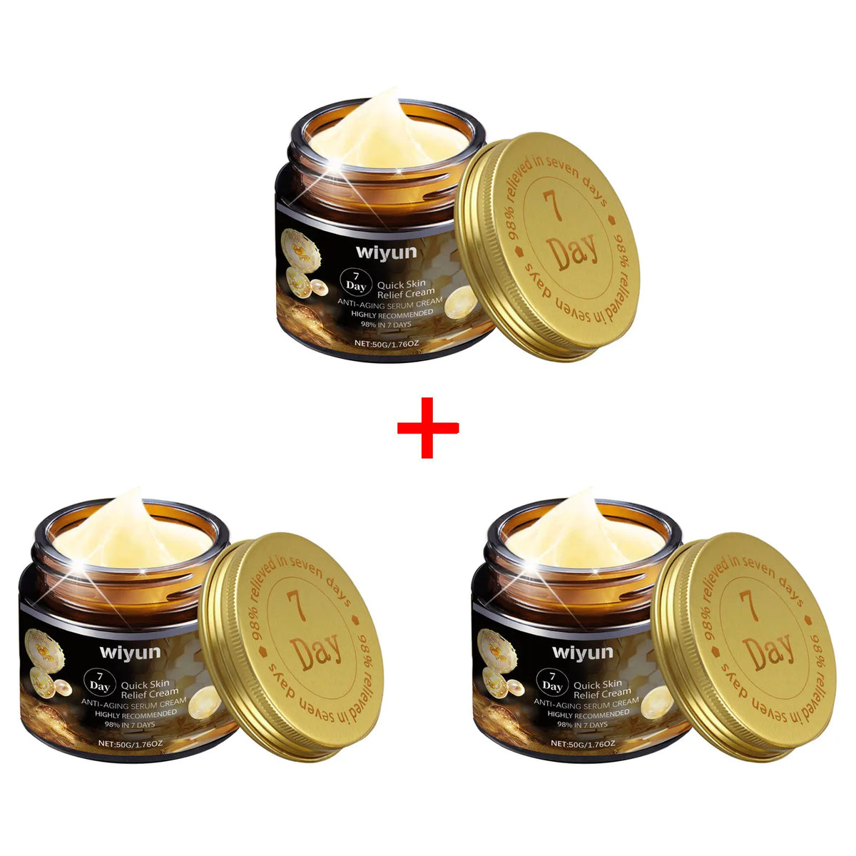 Bee Venom Face Cream &ndash; Firming and Lifting Moisturizer 3pcs