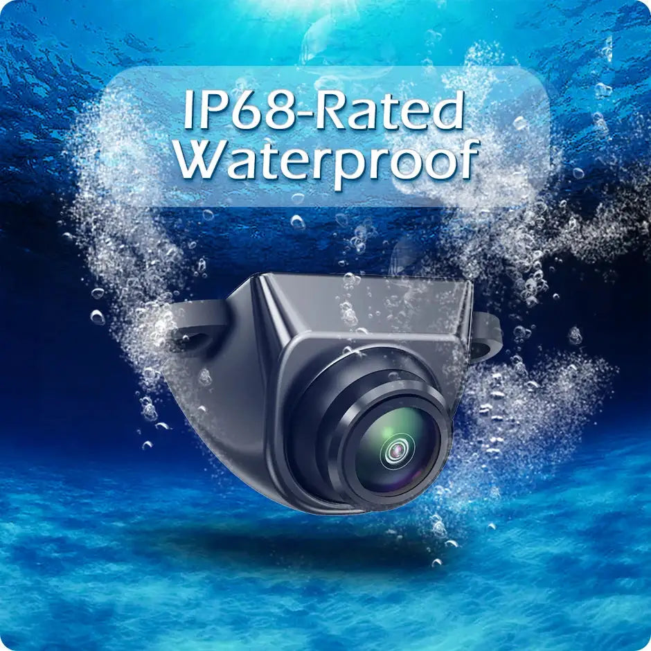 GreenYi AHD1080P Car Rear View Camera 360° Adjustable Mini Side/Front/Backup 170° Fisheye Night Vision Vehicle Reverse Universal by InterCyprus Trading Ltd