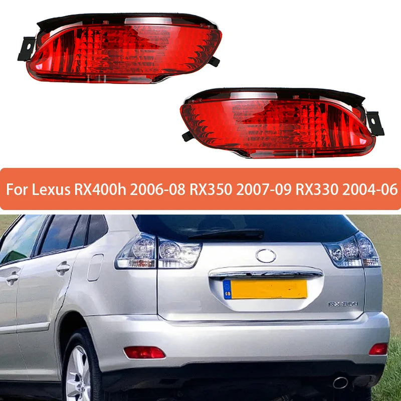 Задние противотуманные фары с ABS корпусом для Lexus RX400h RX350 RX330 2006-2009