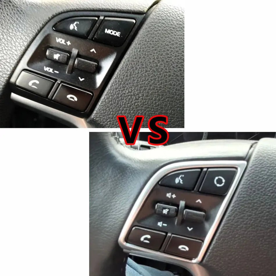 Hyundai Novi Tucson Pokrov Tipke na Volanu, ABS Srebrna