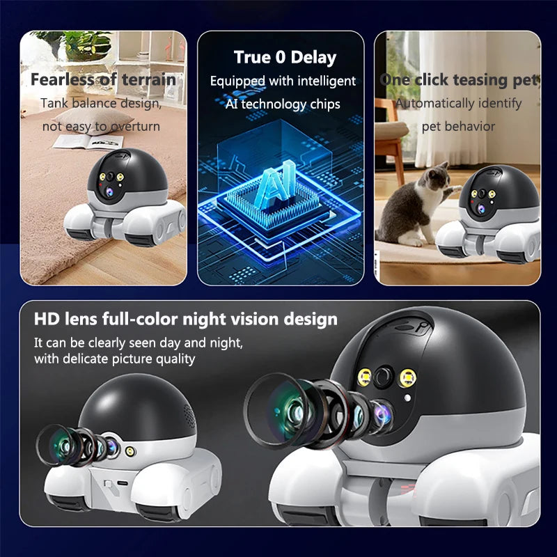 1080P HD WIFI Robot Camera Dual Lens PTZ &ndash; Auto Tracking
