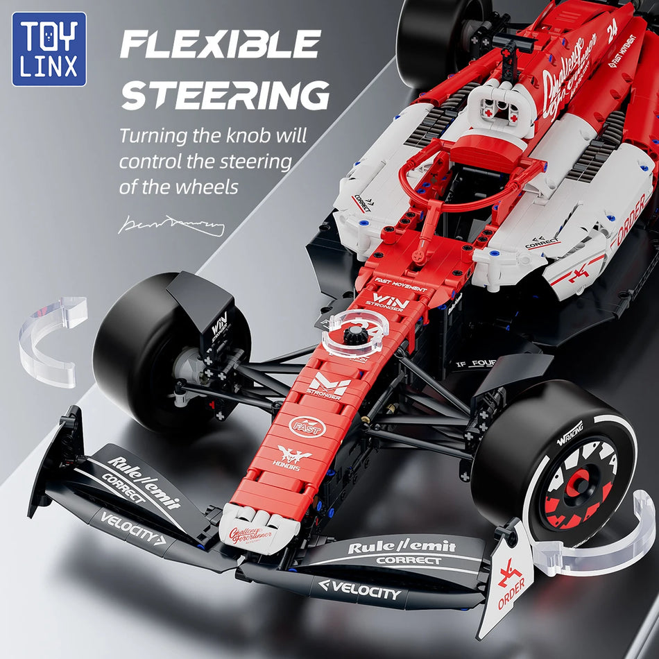 Toylinx 1768 Pezzi 1 8 Scala Set di Costruzione Auto da Corsa