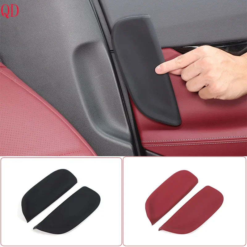 Autocolantes Anti-Colisão em Silicone Preto para Pilar B BMW G60 2 Peças