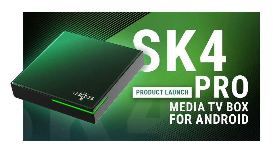 S905X5M SK4 Pro Smart TV Box Android 14 4GB 64GB Dual WiFi BT 5.4 by InterCyprus Trading Ltd
