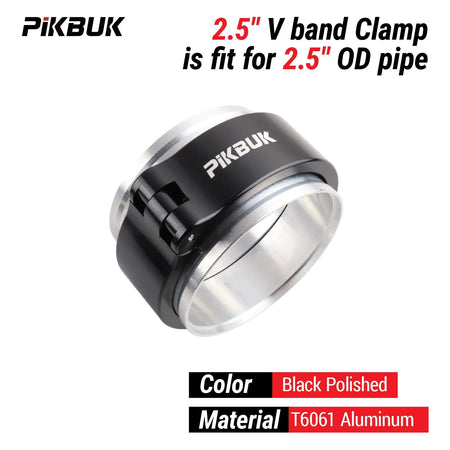 PIKBUK 2.0" 2.5" 3.0" 3.5" 4.0" Clamp System Assembly Exhaust V-band Clamp Quick Clamp Aluminium For Turbo / Intercooler Pipe by InterCyprus Trading Ltd