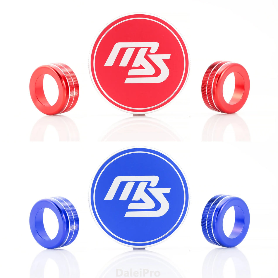 Copertura Trim Anello del Pomello del Cambio in Lega di Alluminio Mazda CX30