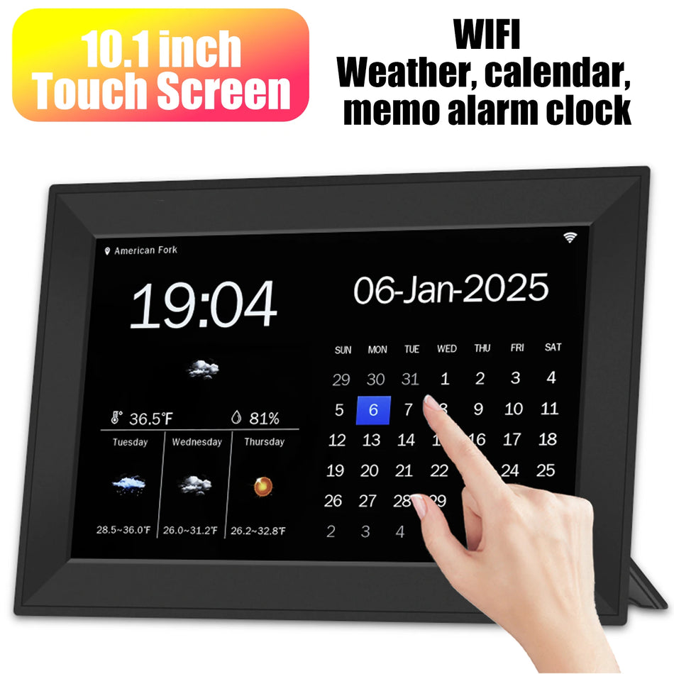 Digital Calendar Clock DC810-B &ndash; Touch Screen Display Feature