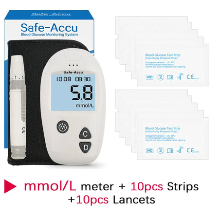 Accu Blood Glucose Meter &ndash; Accurate Blood Sugar Monitoring mo-Meter 10Test / CHINA